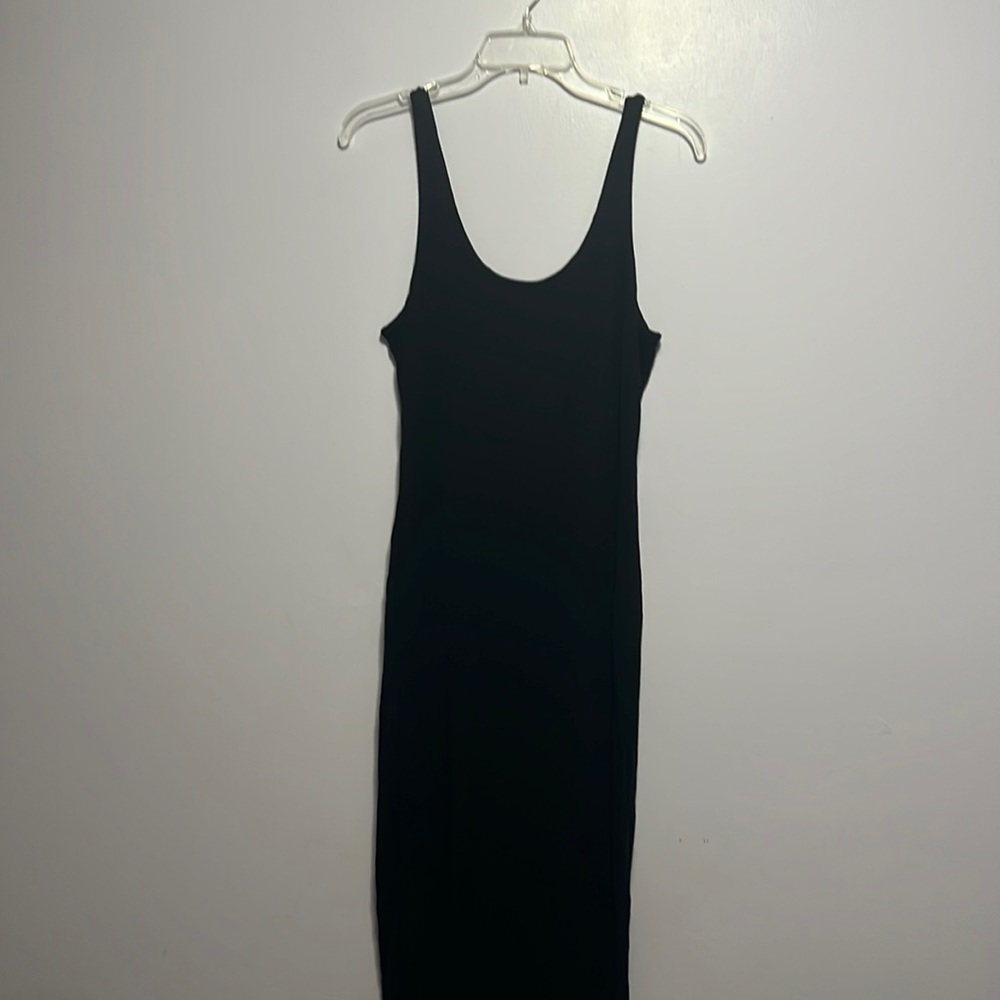 Nice black maxi dress could be dressed up or down